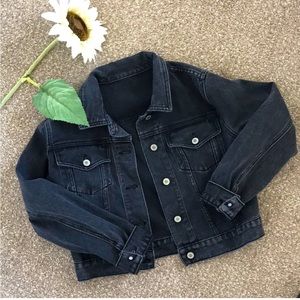 Brandy Melville Cropped Jean Jacket
